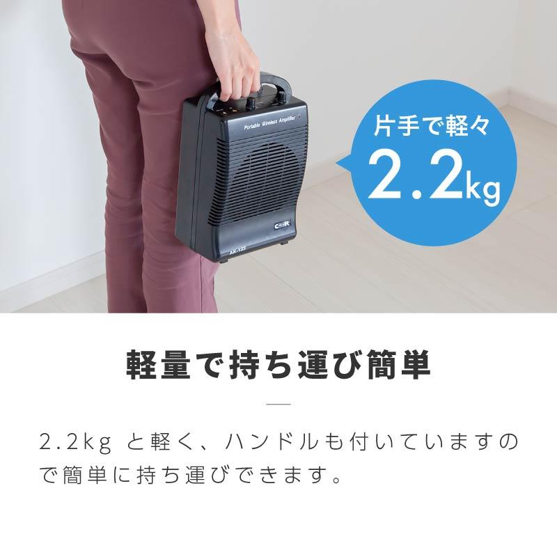 アンプとブルーツースマイクと釣竿と餌の機械