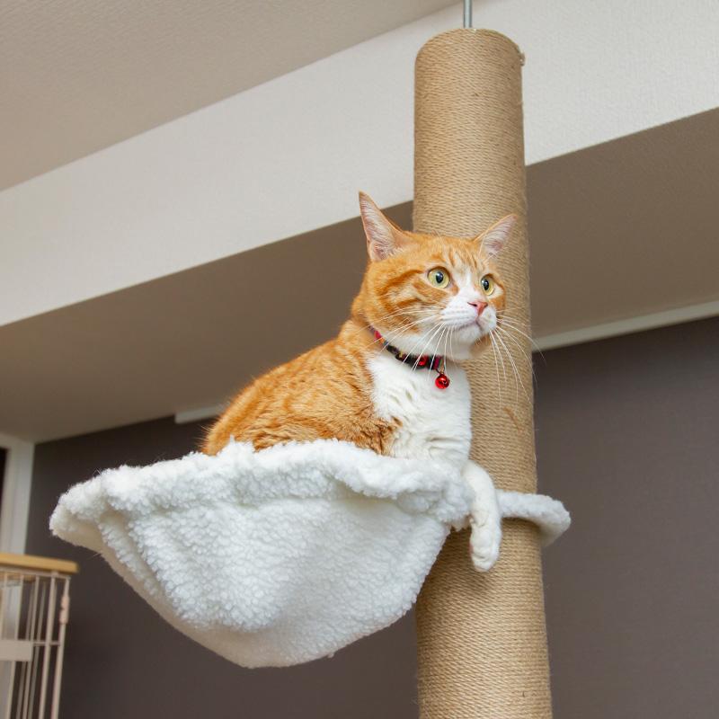 キャットタワー 突っ張り ハンモック 多頭飼い 部品 パーツ 拡張パーツ
