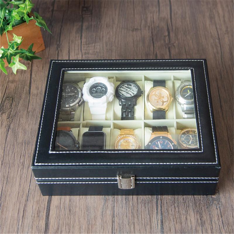 送料無料 時計 収納ケース 10本 ウォッチケース おしゃれ 腕時計 収納 置き ケース ディスプレイケース コレクションケース 腕時計ケース 442 442 ジージーバンク ヤフー店 通販 Yahoo ショッピング