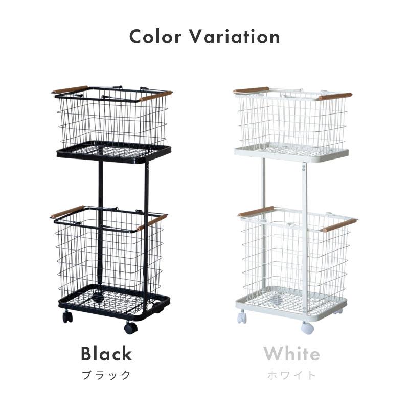 送料無料 ランドリーバスケット スリム キャスター付き 2段 おしゃれ 北欧 洗濯カゴ 角型 分別 大容量 ランドリーボックス ランドリーラック 503 ジージーバンク ヤフー店 通販 Yahoo ショッピング