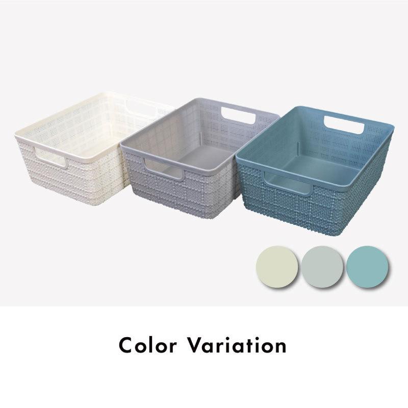 収納 カゴ バスケット プラスチック メッシュ 収納ボックス 収納ケース