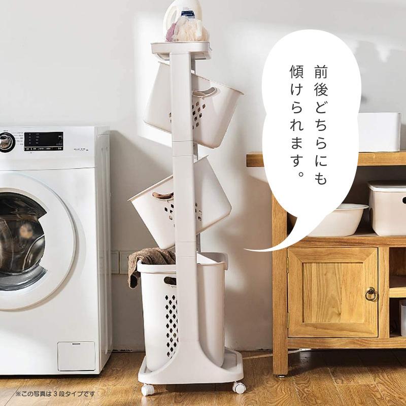 送料無料 ランドリーバスケット 2段 大容量 洗濯カゴ キャスター おしゃれ 洗濯かご ランドリーボックス ランドリーワゴン ランドリー収納 リンク2 526 ジージーバンク ヤフー店 通販 Yahoo ショッピング