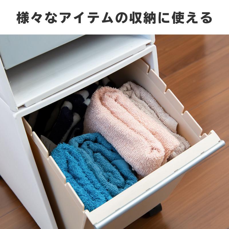 送料無料 収納ボックス 収納ケース キャスター付き フラップ扉 フラップボックス スリム プラスチック スタッキング おしゃれ 引き出し フタ付き 633 633 ジージーバンク ヤフー店 通販 Yahoo ショッピング