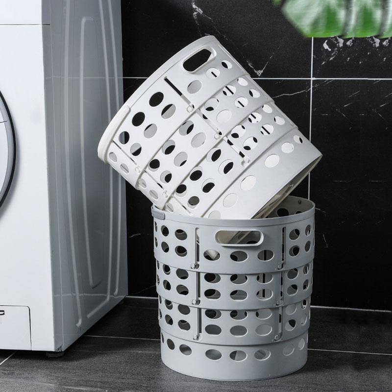 ランドリーバスケット 折りたたみ 大容量 丸型 円 ランドリーボックス