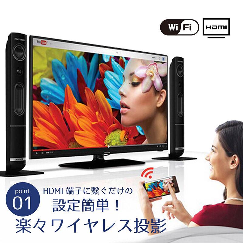AnyCast M4 Plus HDMI WiFi ドングルレシーバー ミラーリング テレビ