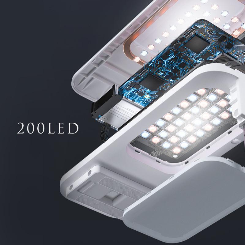 スマホ 撮影 スタンド ライト付き LED 三脚 スマホスタンド 撮影用