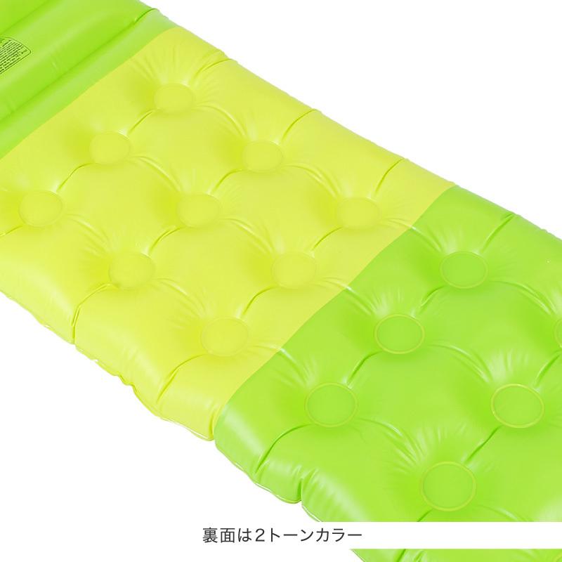 intex 浮き輪 フロート 大人 子供 188cm 71cm エアーマット 18ポケット