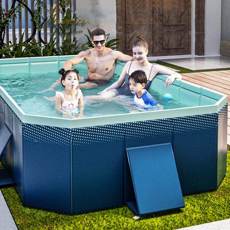 家庭用プール 大型 3ｍ 4ｍ 空気入れ不要 折りたたみ 子供用 大人用
