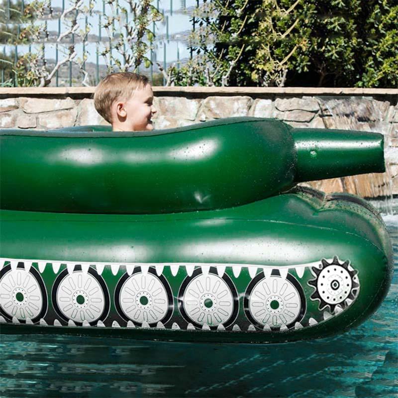 浮き輪 うきわ フロート 大人用 子供用 足入れ 大型 特大 戦車