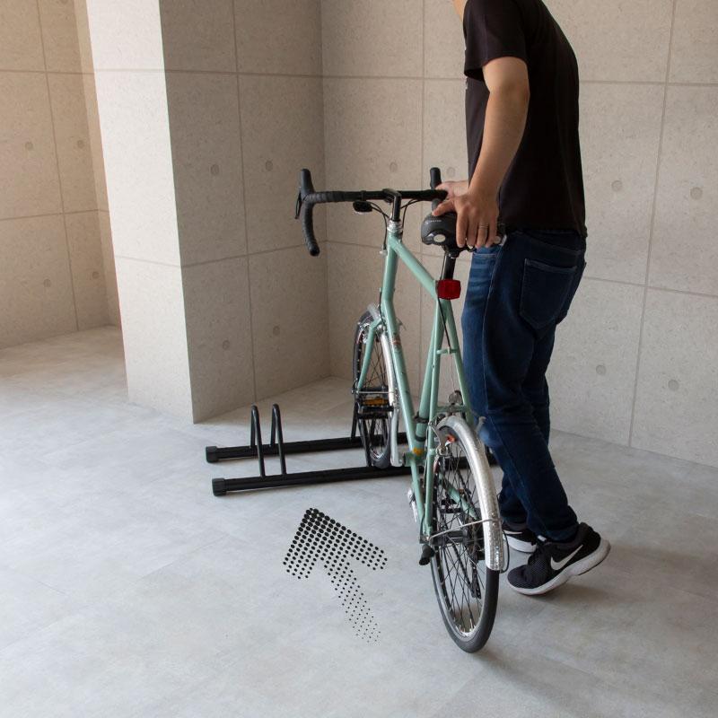 自転車 スタンド 3台 自転車置き場 車輪 止め 転倒防止 サイクル