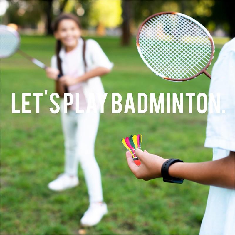 バドミントンシャトル　羽 5本セット バトミントン バドミントン シャトル 羽根 羽 ブラック フェザー 黒