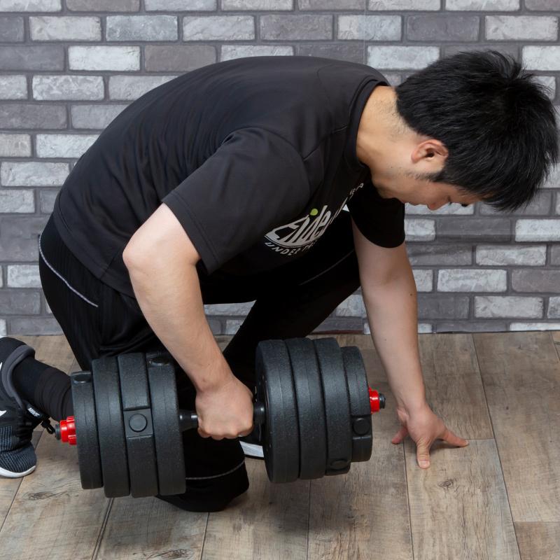 プレート20キロ、15キロ✖️2枚ずつ ➕オマケ40kg シャフト　筋トレ ダンベル 可変式 20kg 2個セット 40kg バーベル プレート シャフト 10