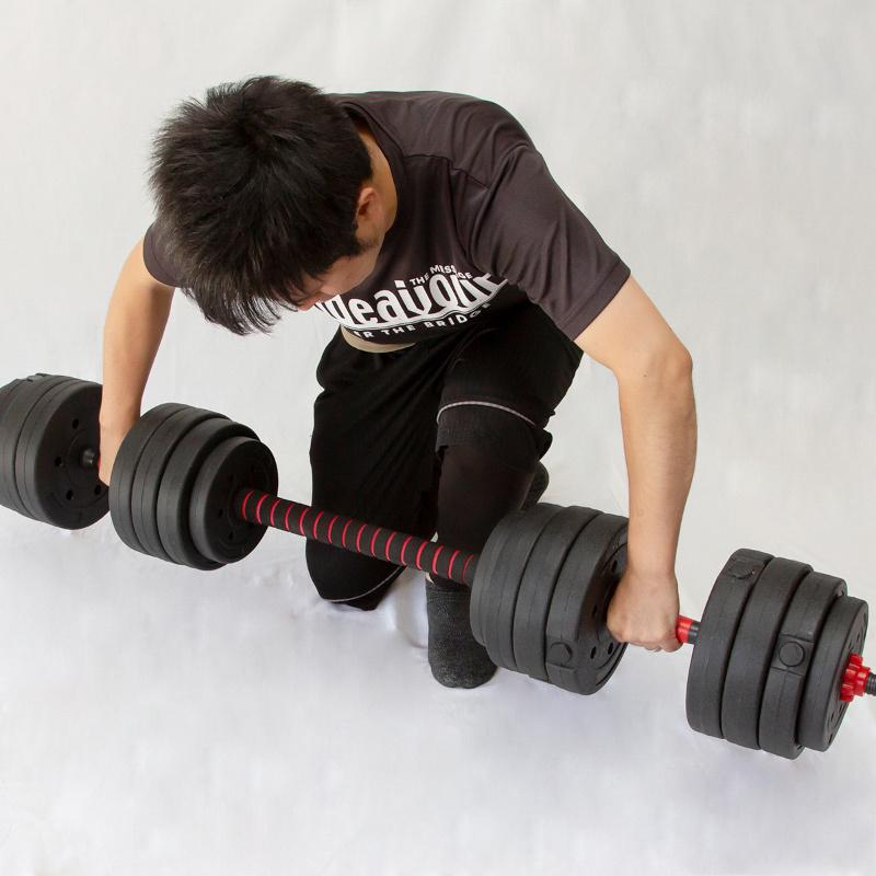 ダンベル 可変式 20kg 2個セット 40kg バーベル プレート シャフト 10