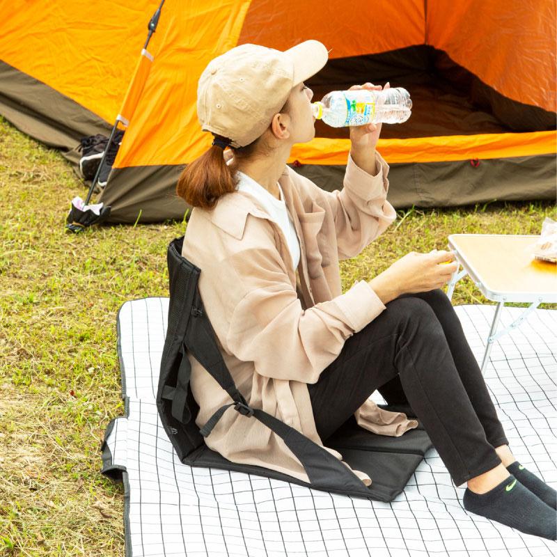 座椅子 アウトドアチェア 軽量 折りたたみ コンパクト 椅子 イス