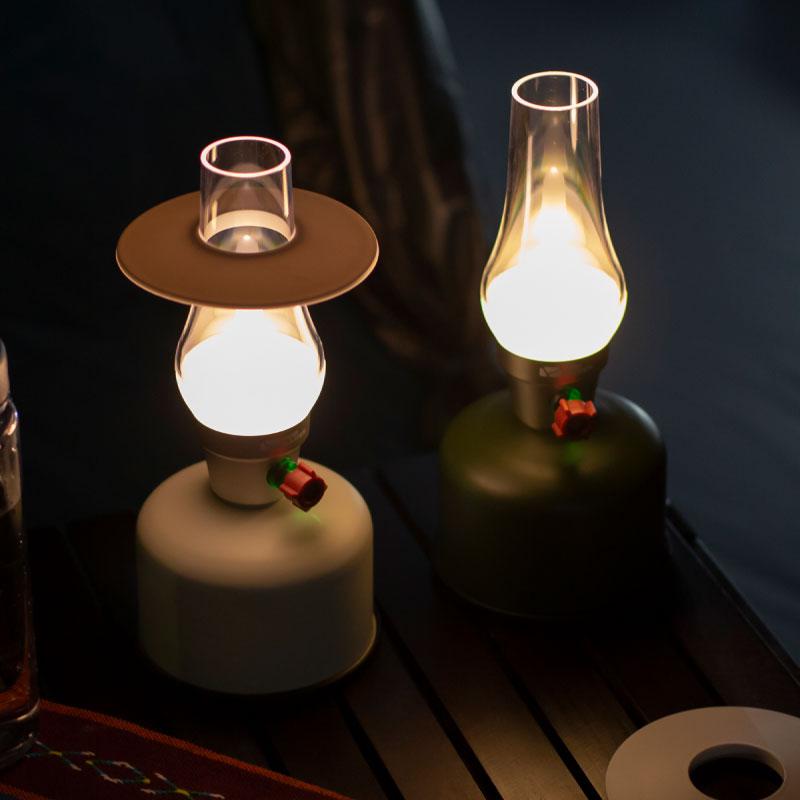 ランタン LED 充電式 暖色 キャンプ おしゃれ レトロ アンティーク USB