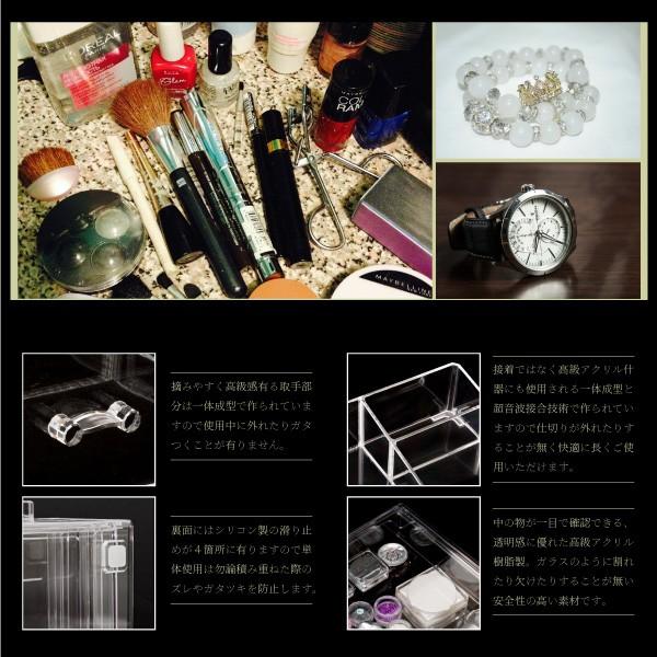 アクリルケース 収納ケース ディスプレイ Lサイズ ふた付きスタンド