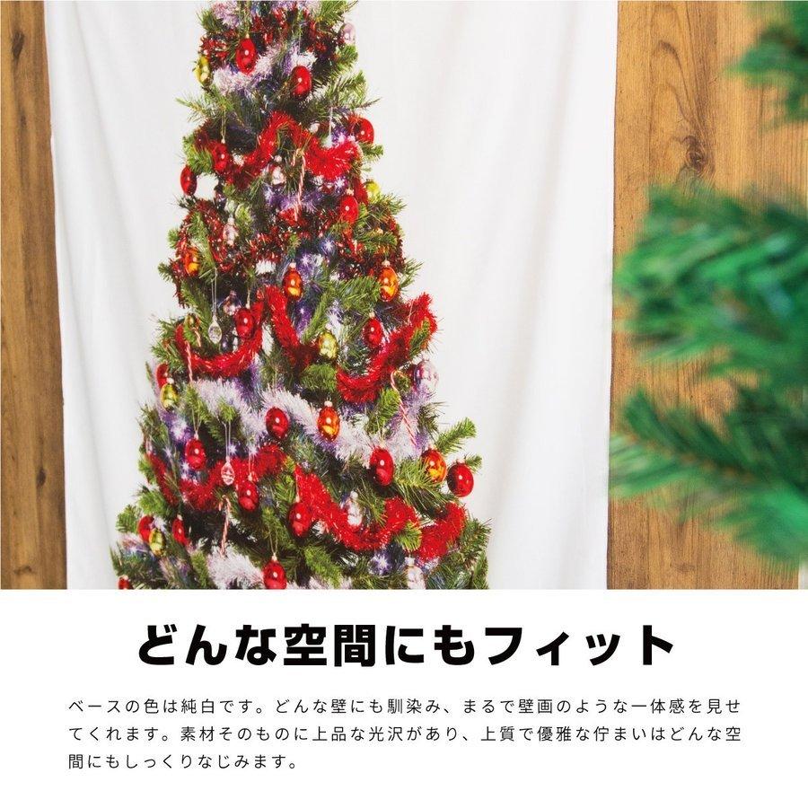 クリスマスツリー タペストリー クリスマス オーナメント 壁掛け 150cm 100cm おしゃれ 北欧 Xmas もみの木 インテリア｜ggbank｜02