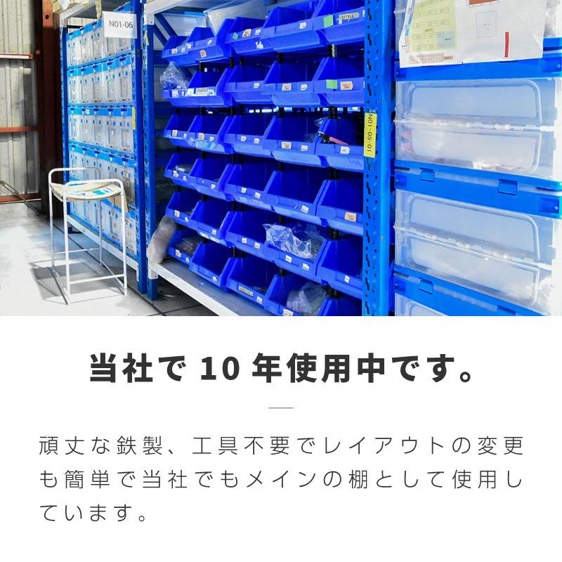 倉庫 棚 業務用 ラック スチールラック 収納ラック 幅200 奥行60 高さ200 大型 200cm 60cm キャスター付き_4