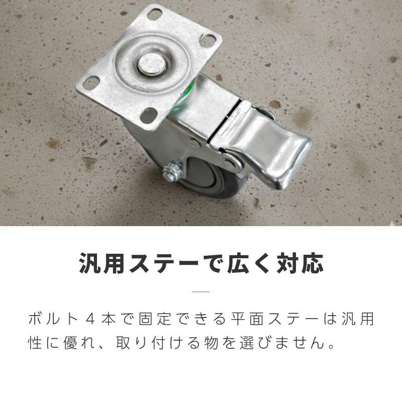 汎用 キャスター 倉庫 棚 業務用 ラック スチールラック 収納ラック 3