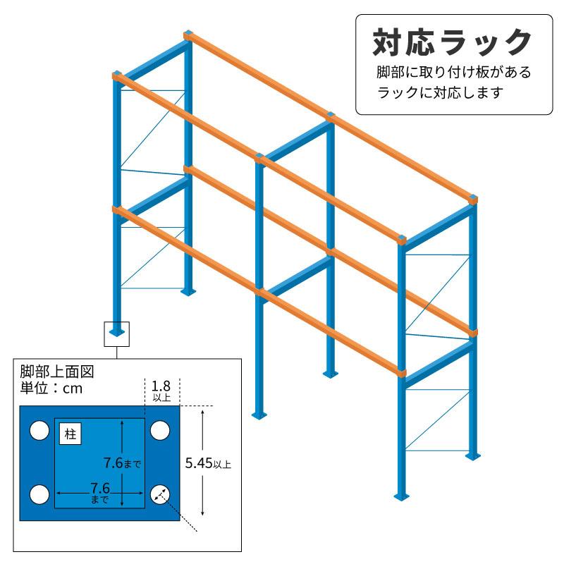 汎用 キャスター 倉庫 棚 業務用 ラック スチールラック 収納ラック 4個 ストッパーなし