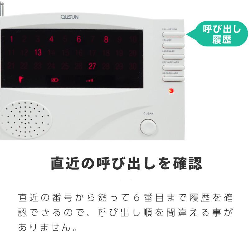 ワイヤレス チャイム コードレスチャイム 業務用 30ch 送信機 21個 白/黒 1年保証 対応｜ggbank｜12