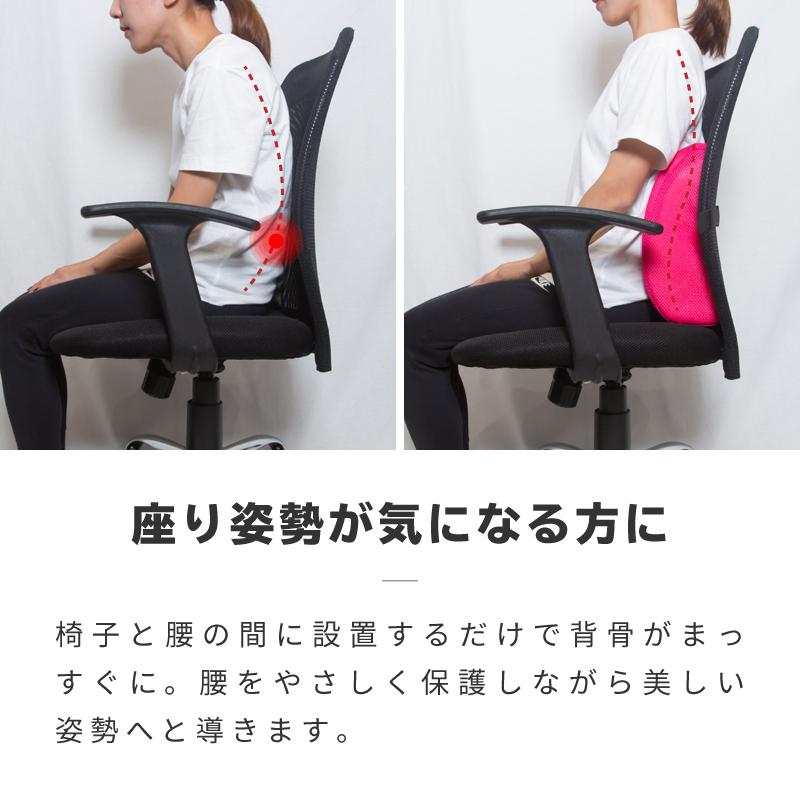 腰痛対策 クッション3点セット　※デスクチェアは含みません。 クッション 椅子 低反発 腰痛対策 クッションカバー付き 背もたれ 椅子