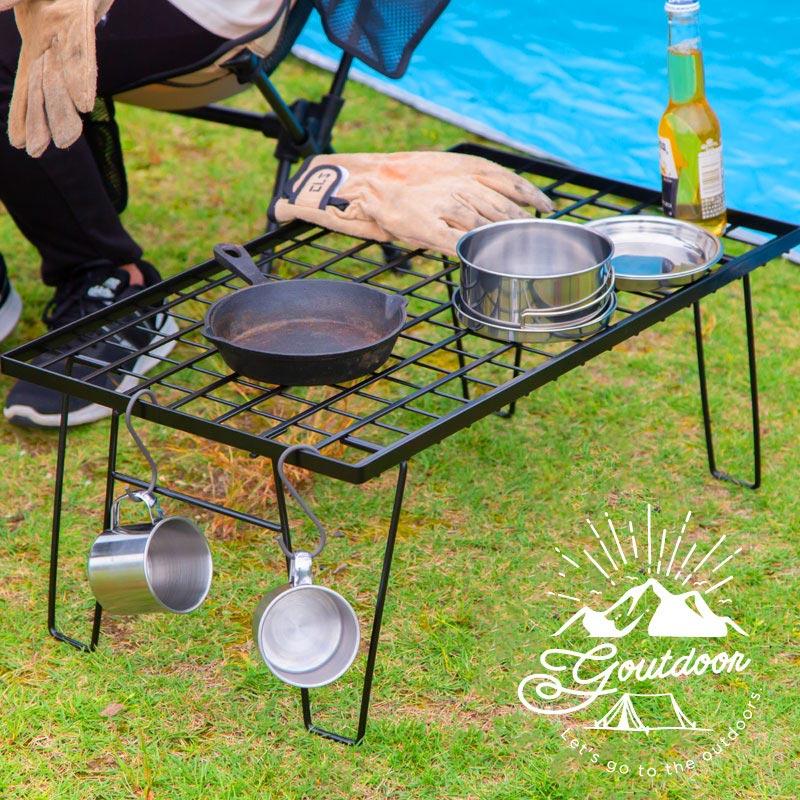 フィールドラック ブラック 収納バック キャンプ アウトドア テーブル