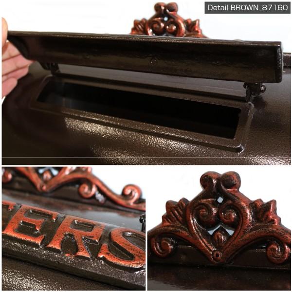 アンティーク ポスト 郵便ポスト 郵便受け 新聞 鍵付 おしゃれなポスト