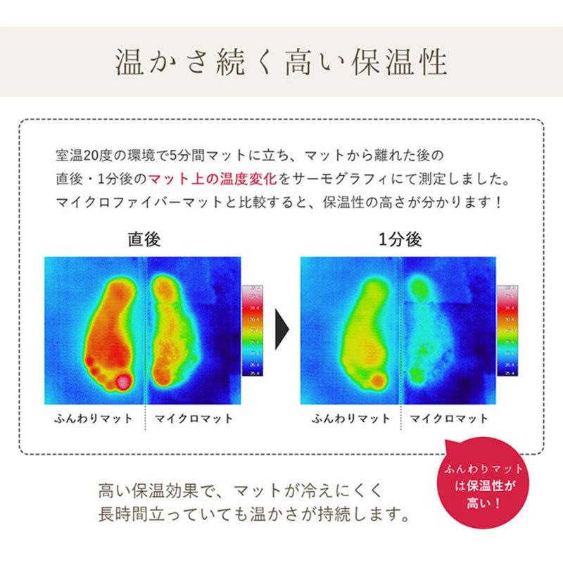 キッチンマット 240 50 拭ける 低反発 厚手 クッション 滑り止め 猫 ネコ柄 断熱 保温｜ggbank｜06