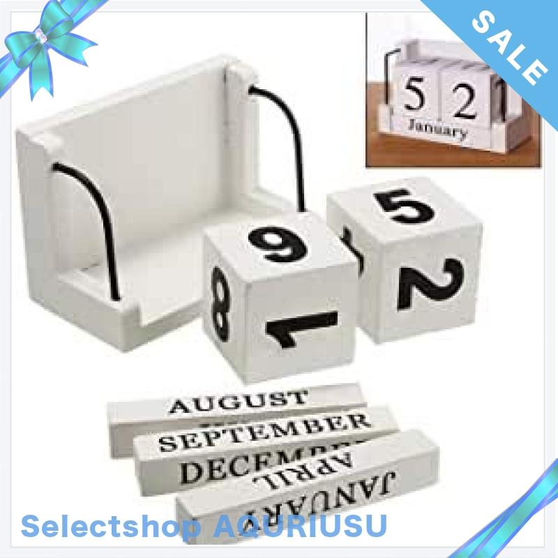 Iwobi 万年カレンダー 木製 カレンダー ウッドカレンダー 卓上カレンダー 日替わり 日めくりカレンダー インテ Ffx2690 Selectshop Aquriusu 通販 Yahoo ショッピング