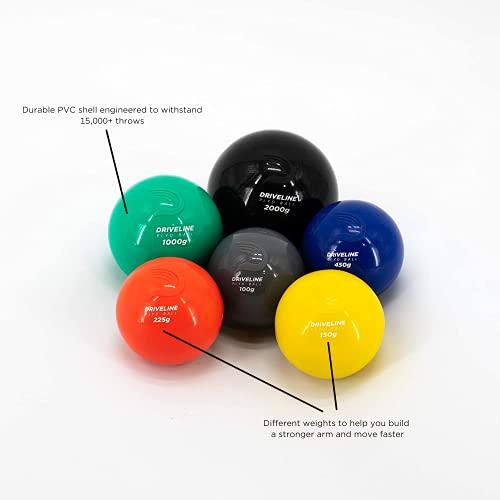 Driveline PlyoCareボール： 重みのあるプライオボール 野球の腕のケアとベロシティトレーニング用 Set of 6｜ggf1-store｜02