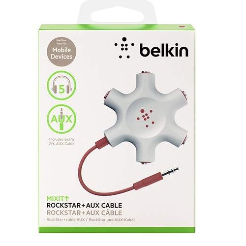 VGP 2022受賞  Belkin マルチイヤホンスプリッター イヤホン分配・分岐 RockStar レッド F8Z274btRED｜ggf1-store｜05