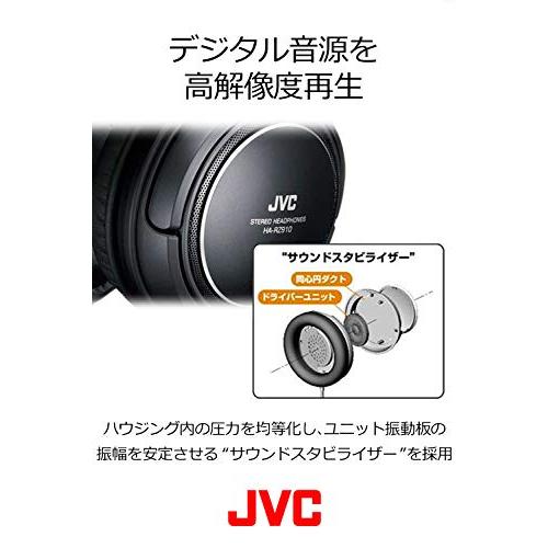 JVCケンウッド JVC HA-RZ910 密閉型ステレオヘッドホン 室内用(テレビ・ゲーム向け) 1.2m*延長2.3mコード付き｜ggf1-store｜04