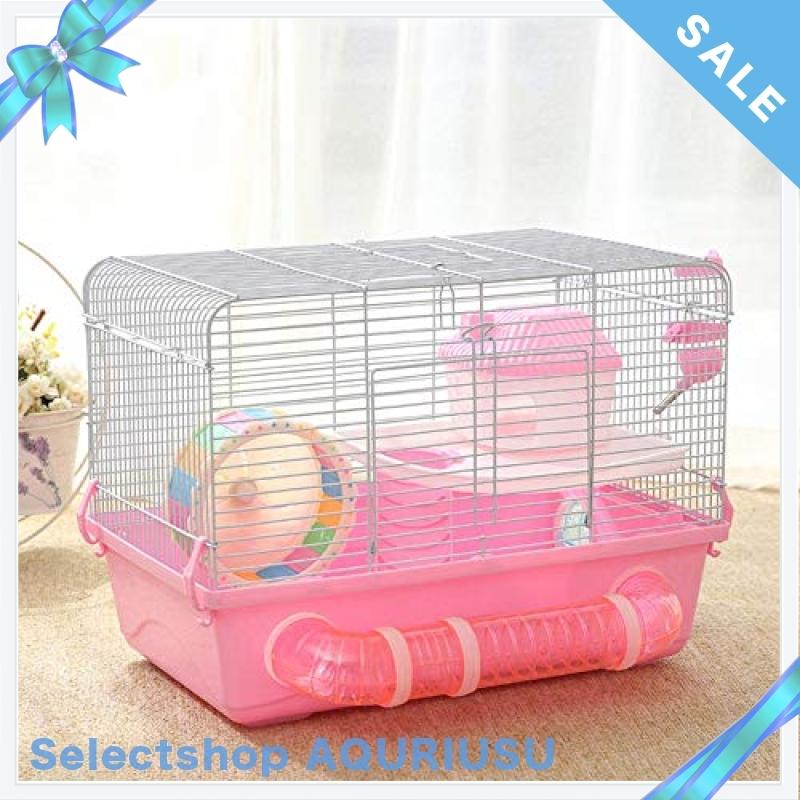 Gifty ハムスター ゲージ 飼育 セット 2階建て 大きめ ケージ ジャンガリアン 小動物 飼育ケージ Majesticxpress Com