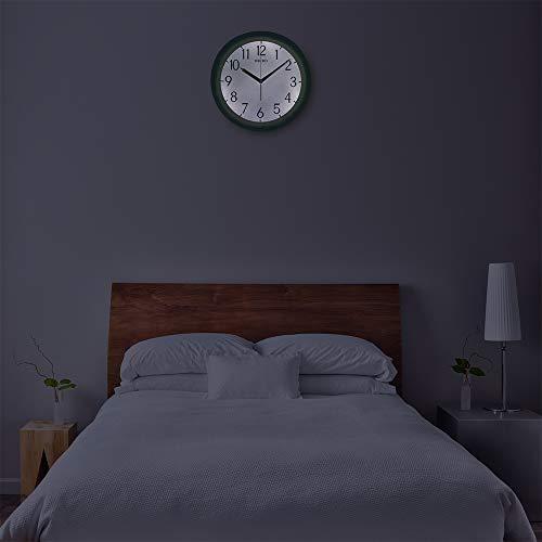 セイコークロック(Seiko Clock) 掛け時計 自動点灯 電波 アナログ 夜でも見える 茶 メタリック KX203B｜ggf1-store｜05