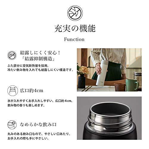 象印マホービン(ZOJIRUSHI) 水筒 ステンレス マグ ボトル 直飲み 軽量 保冷 保温 600ml ブラック SM-NA60-BA｜ggf1-store｜06