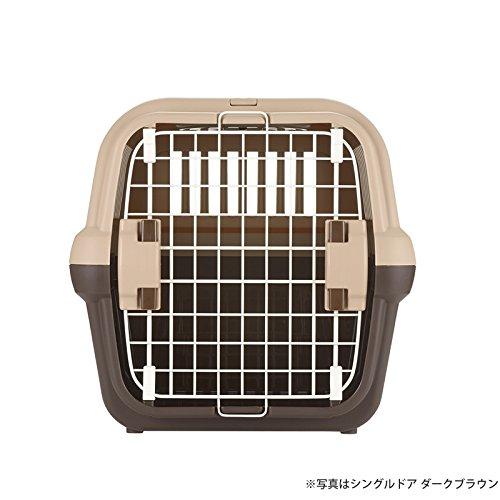 リッチェル キャンピングキャリーダブルドア 小型犬・猫用 ダークブラウン Mサイズ｜ggf1-store｜03