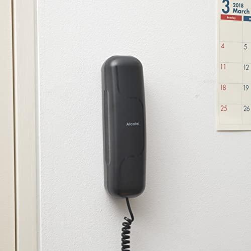 ALCATEL (アルカテル) T06 電話機 シンプル 固定電話機 ビジネスフォン 電源不要 コンパクト 小型 卓上 壁掛け アナログ回線 受付/オフィス/家庭用 ホワイト｜ggf1-store｜05
