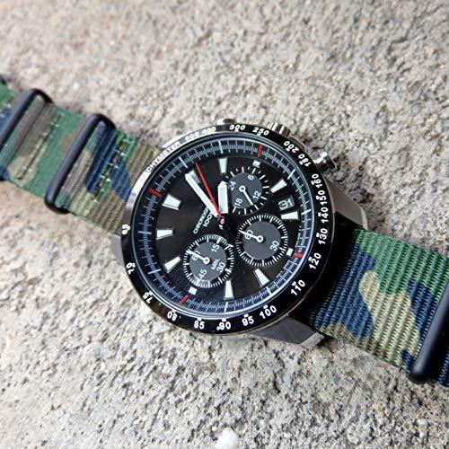 [time*] NATO G10 プレミアムナイロン ミリタリー時計ベルト カモフラージュ 迷彩｜ggf1-store｜04