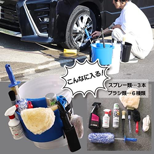 [WELL ORIGIN] バケツオンバケツ ホーススライダー付き バケツ 洗車 洗車専用品 横付け (レッド)｜ggf1-store｜03