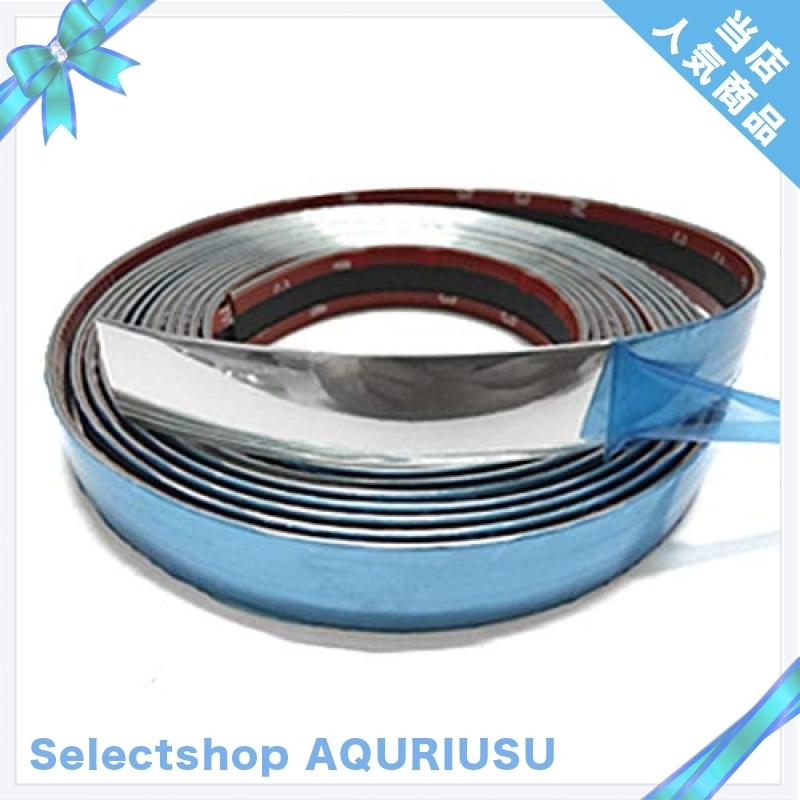 Radissy 車用 名入れ無料 アクセント メッキ モール シルバー テープ 幅 M 長さ3 カー用品 汎用 Mm ドレスアップ