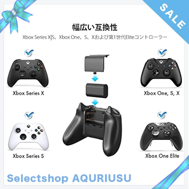 Elecgear Xboxコントローラー用リチウムイオンバッテリーパック 2個10mah Li Ion充電式交換用バッテリー電池 2本データおよび充電usbケーブル付き Xbox Seri Wssj B08l5cgp7w Selectshop Aquriusu 通販 Yahoo ショッピング