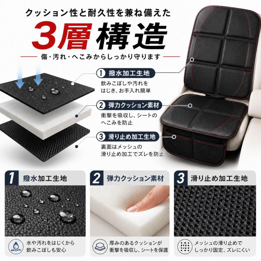 チャイルドシート 保護マット 保護シート isofix 保護 カバー ジュニア