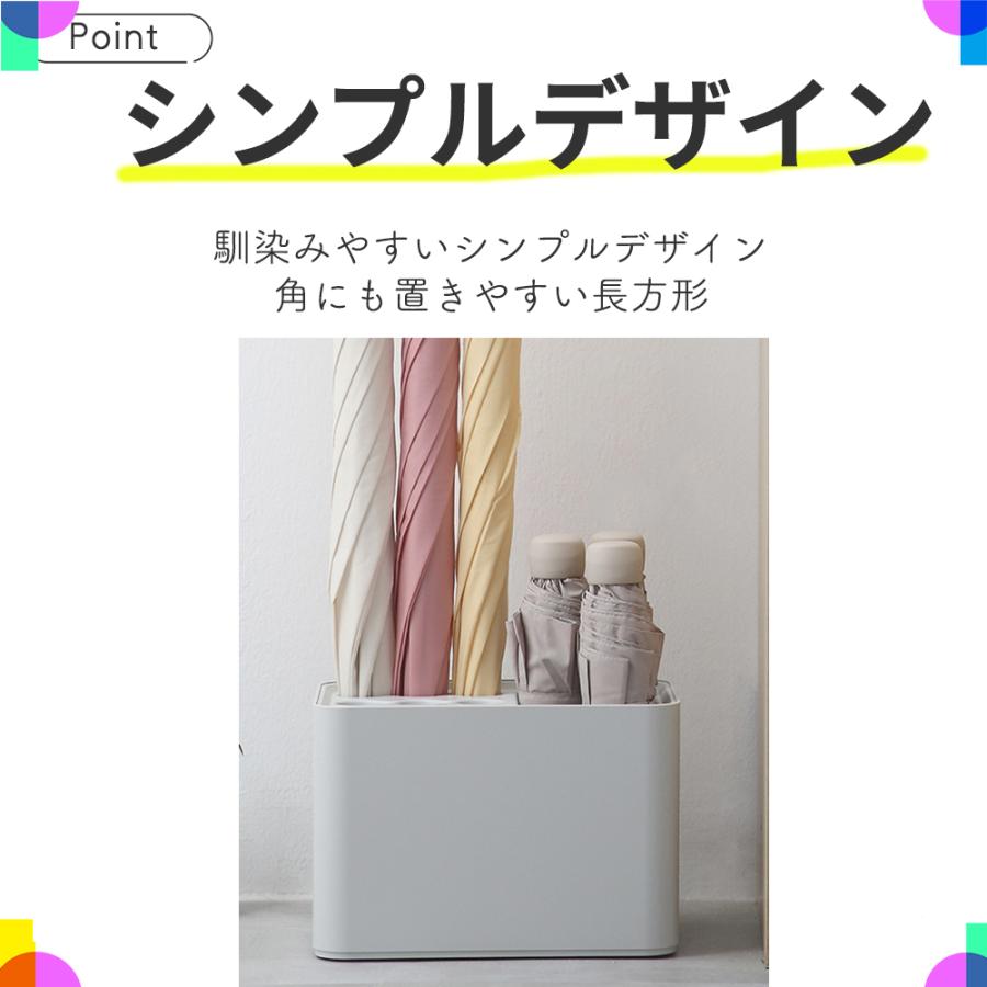 傘立て おしゃれ スリム 外置き 北欧 屋外 コンパクト 錆びない 折りたたみ傘 アンブレラスタンド｜ggg｜06