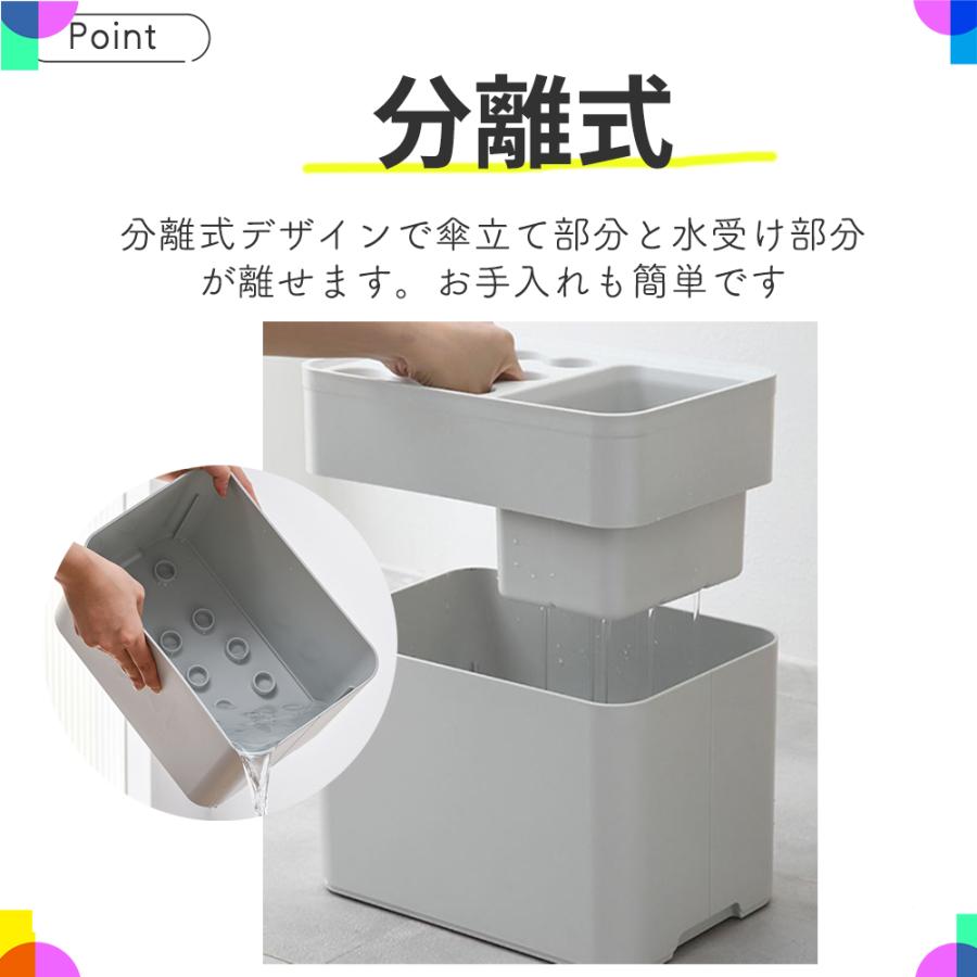 傘立て おしゃれ スリム 外置き 北欧 屋外 コンパクト 錆びない