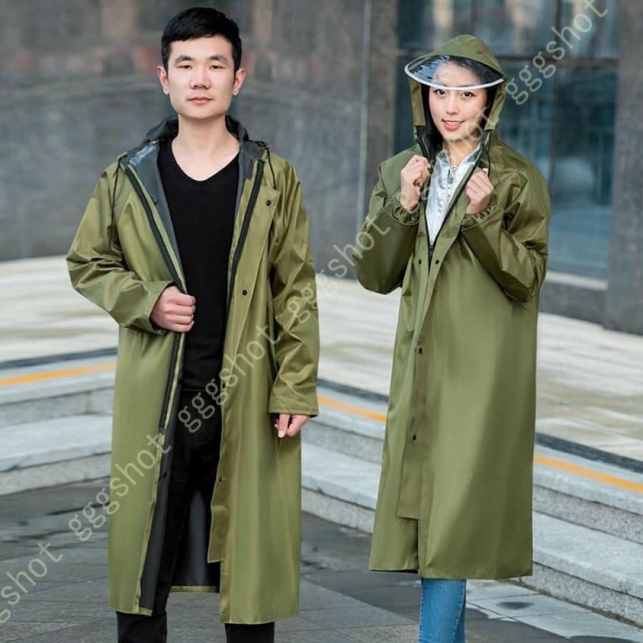 レインコート 反射テープ メンズ 自転車 つば付き カッパ レディース 雨具 ポンチョ原付用 ロング丈 おしゃれ レインポンチョ 多機能 完全防水 防風 送料込