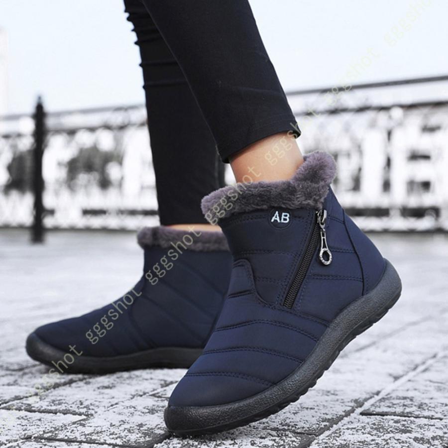 スノーブーツ レディース ショート ブーツ スノーシューズ 防水 防寒 防滑 保暖 裏起毛 ウィンターブーツ あったか 冬用 カジュアル もらって嬉しい出産祝い