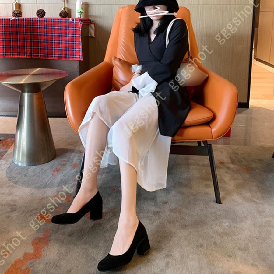 海外ブランド パンプス シューズ チャンキーヒール 歩きやすい 疲れにくい 靴 レディース ヒールパンプス 入学式 冠婚葬祭 フォーマル 立ち仕事 ヒール 入社式 普段履き Democracia Tv