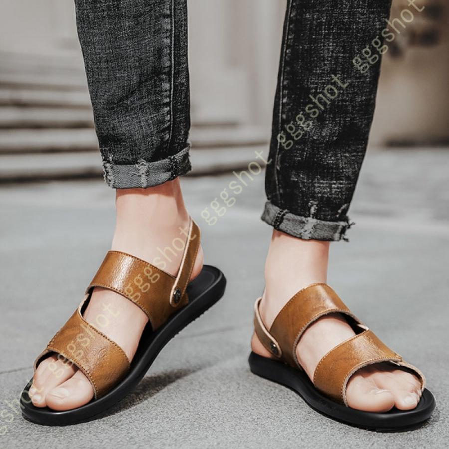 スポーツサンダル メンズ 2way ブラック 黒 26 5cm オールシーズン 26 5 軽量 Cm