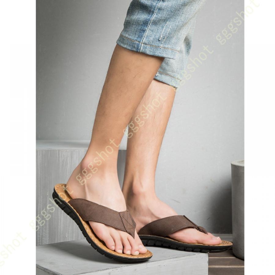サンダル メンズ スリッポン レザー おしゃれ フラットサンダル Sale 75 Off トングサンダル ビーチサンダ 夏 スポーツ ビーサン 春夏 フラット 超軽量 ルーム オフィス